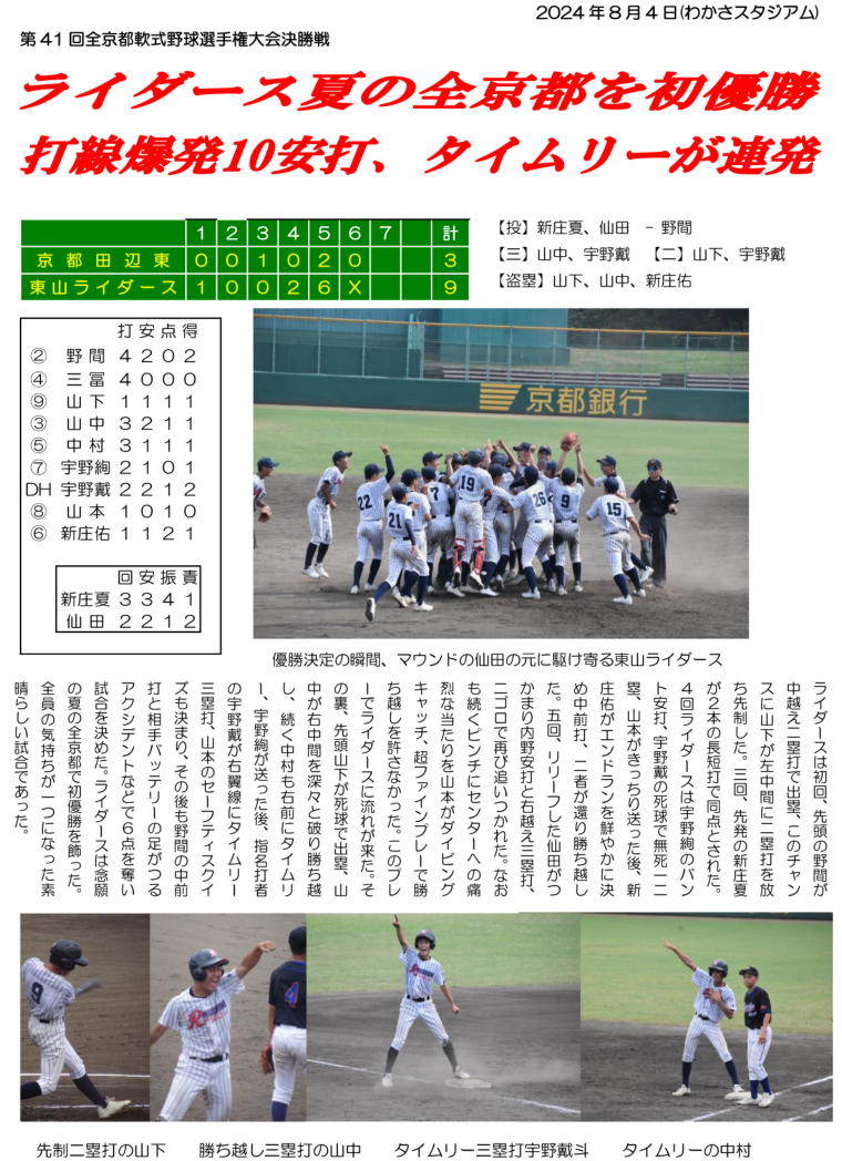 第41回　全京都選手権大会(第10期生)