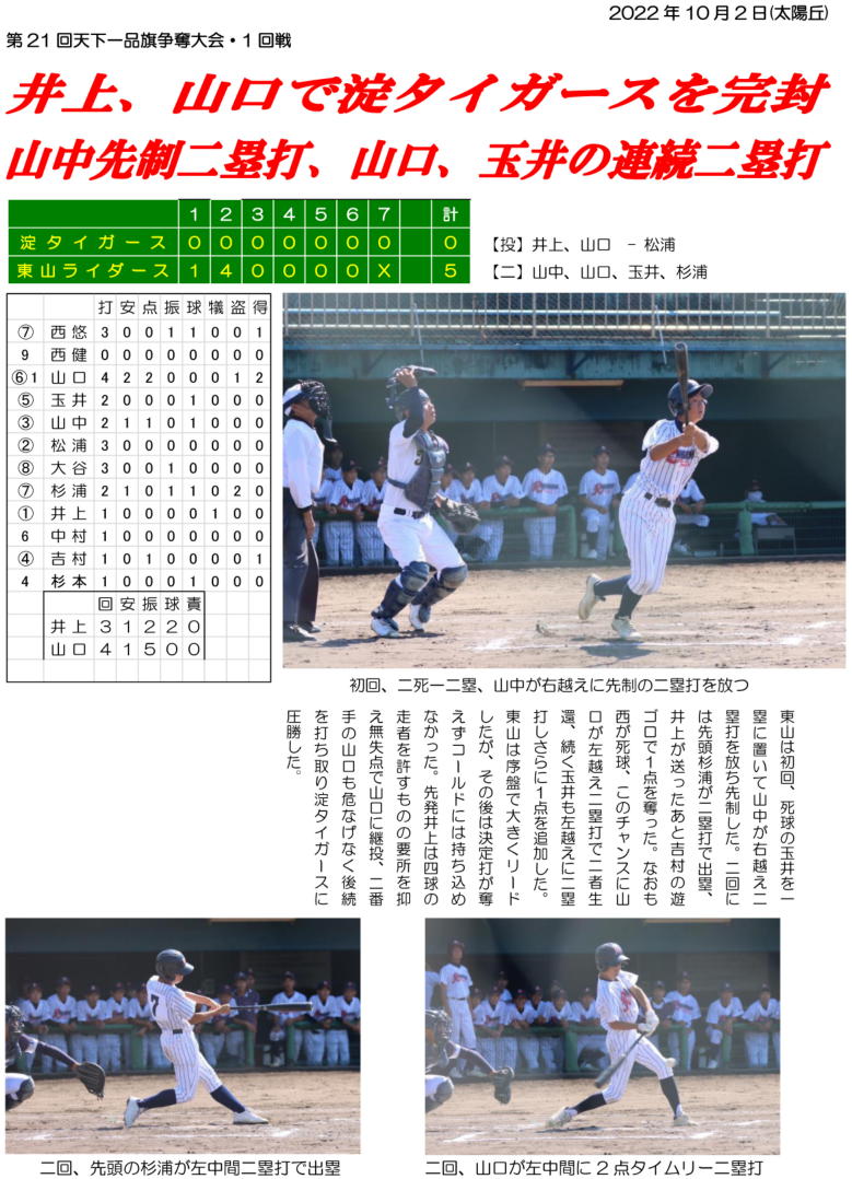 第２４回全国中学生軟式野球大会(2023・第9期生)